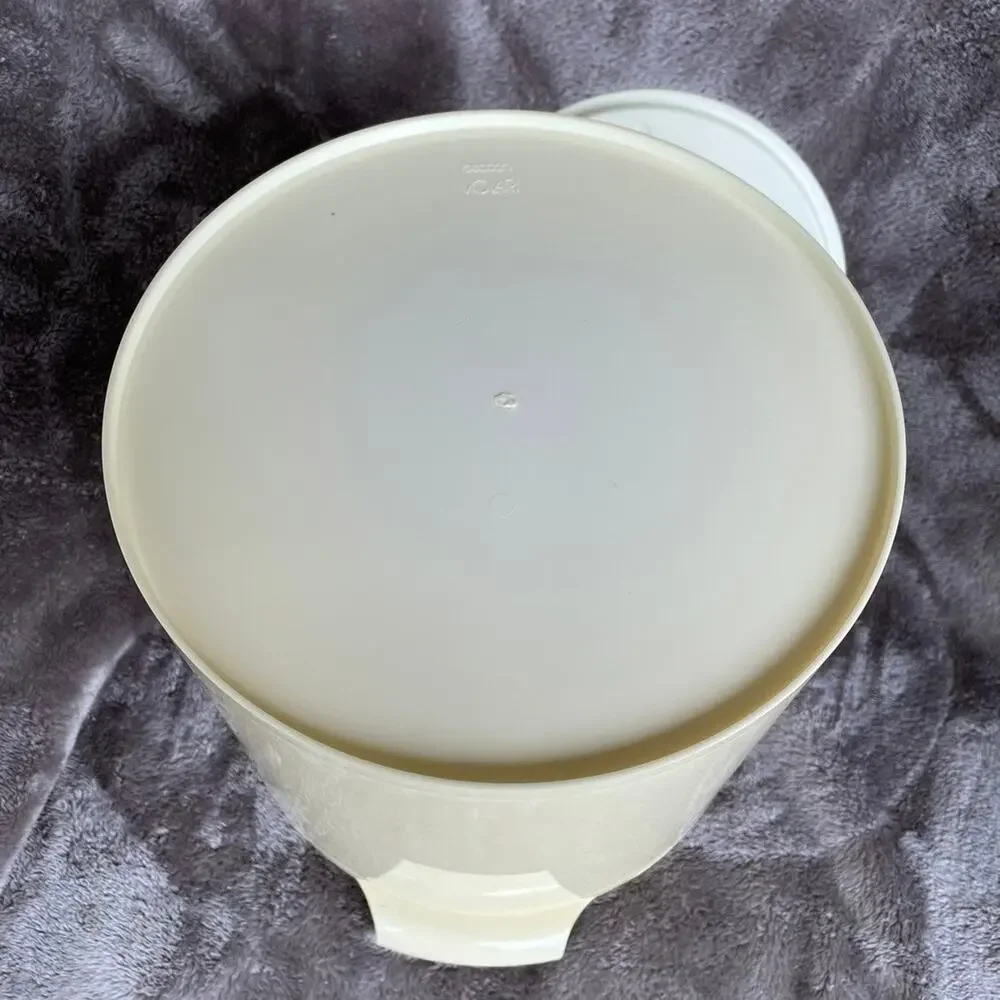 Vintage Melamine Ice Bucket with 8 Matching Cups MCM Beacon Volari with Box